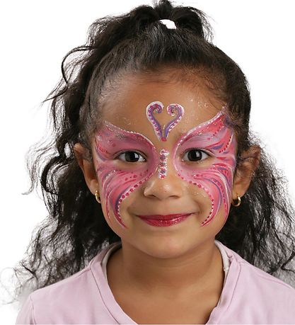 Grim Tout Ansigtsmaling - Sommerfugl & Fe