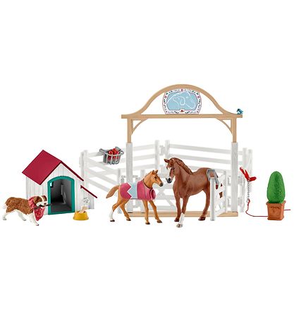 Schleich Horse Club - 64 cm - Hannahs Gastpferd m. Hund 42458 Schleich Horse Club - 64 cm - Hannahs Gastpferd m. Hund 42458