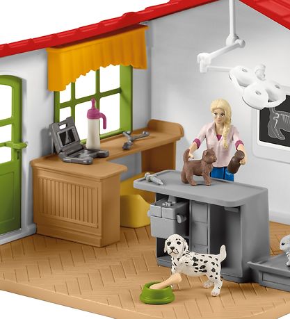 Schleich Farm World - 22,5 x 16,5 cm - Dyrlægeklinik 42502
