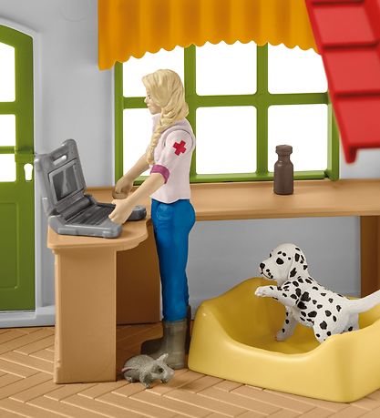 Schleich Farm World - 22,5 x 16,5 cm - Dyrlægeklinik 42502