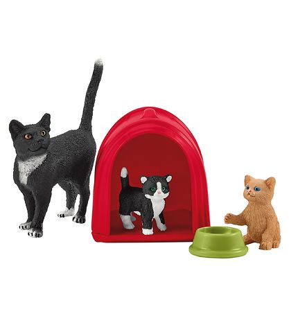 Schleich Farm World - Kattelegetøj - H: 12 cm 42501