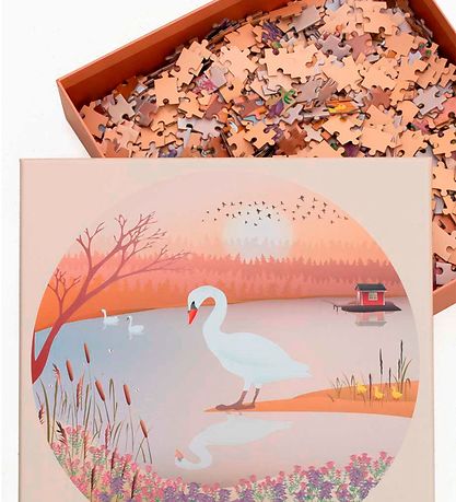 Vissevasse Pusplespil - 1000 Brikker - The Swan Vissevasse Pusplespil - 1000 Brikker - The Swan