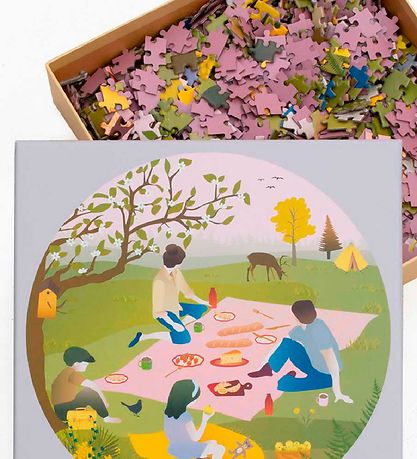 Vissevasse Puzzlespiel - 1000 Teile - Picknick
