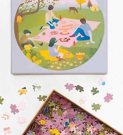 Vissevasse Puzzlespiel - 1000 Teile - Picknick