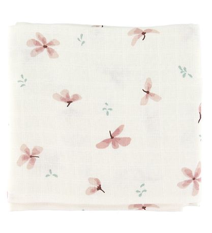 Cam Cam Stofbleer - 72x72 - 3-pak - Windflower Creme/Dusty Rose Cam Cam Stofbleer - 72x72 - 3-pak - Windflower Creme/Dusty Rose