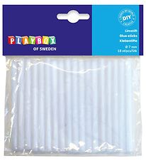 Bâtons de colle pour pistolet à colle Playbox - 18 pces - 7 mm Bâtons de colle pour pistolet à colle Playbox - 18 pces - 7 mm