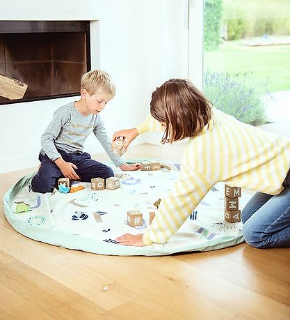 Play&Go Legetøjstæppe - Ø: 140 cm - Animal Alphabet Play&Go Legetøjstæppe - Ø: 140 cm - Animal Alphabet