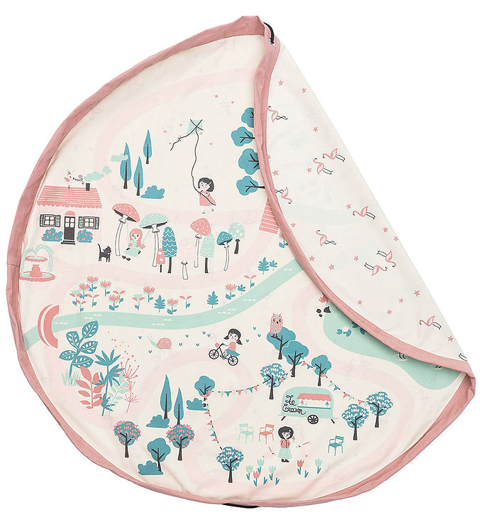 Play&Go Legetøjstæppe - Ø: 140 cm - Walk In A Park