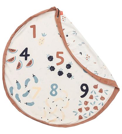 Play&Go Speelmat - Ø: 140 cm - Veggie Numbers Play&Go Speelmat - Ø: 140 cm - Veggie Numbers