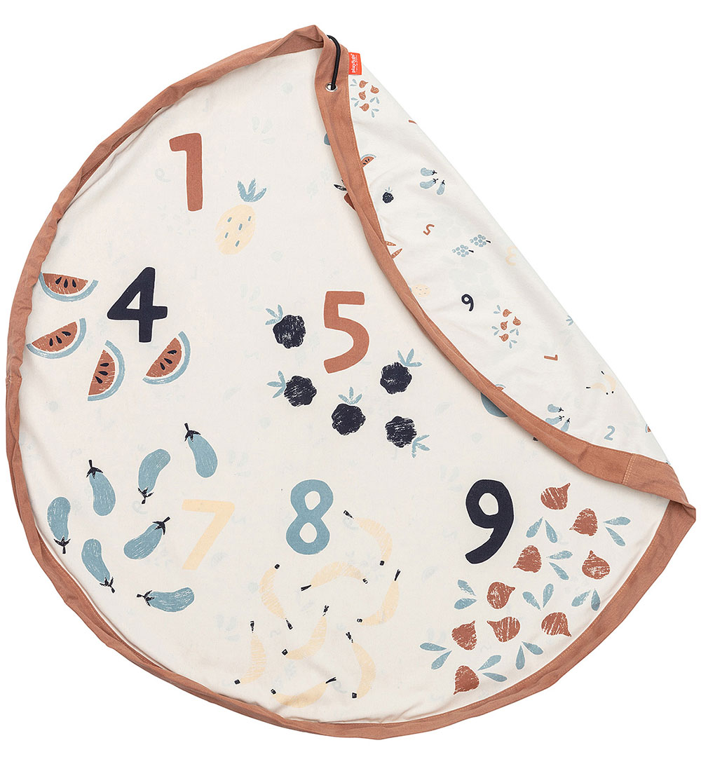 Play&Go Spielteppich - Ø: 140 cm - Gemüsenummern - Play&Go - One Size - Spielteppiche