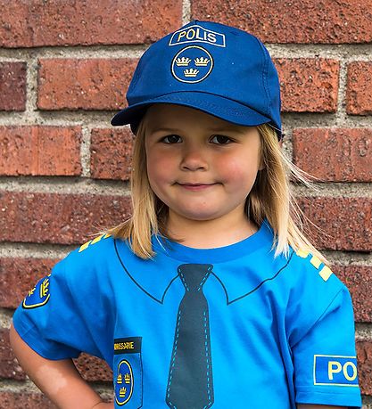 Den Goda Fen Kostüm - Polizeimütze - Blau Den Goda Fen Kostüm - Polizeimütze - Blau