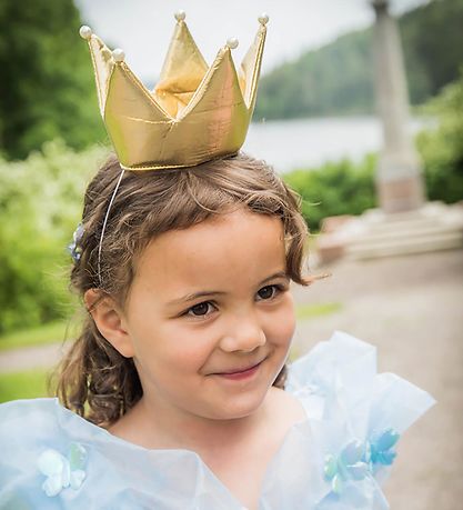 Den Goda Fen Kostüm - Prinzessin Krone - Gold Den Goda Fen Kostüm - Prinzessin Krone - Gold