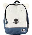 DYR Børnehavetaske - Beige/Dark Blue m. Isbjørn