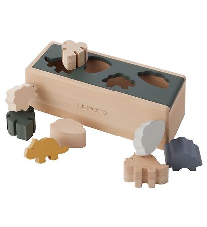 Liewood Puttekasse - Bøg - Dino Mix Liewood Puttekasse - Bøg - Dino Mix