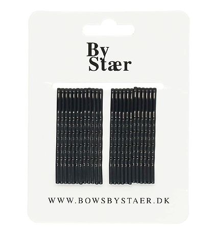 Épingles à cheveux By Stær - 4 cm - 24 pces - Noir