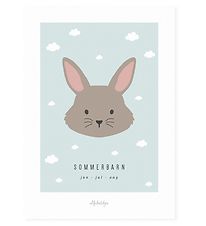 Alfabetdyr Plakat - 21x30 - Sommerbarn Alfabetdyr Plakat - 21x30 - Sommerbarn