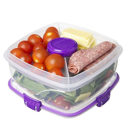 Sistema Madkasse m. Tilbehør - Salad - 1,1 l - Pink