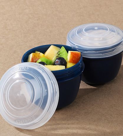 Boîtes à Encas Sistema - Yogurt 2-Pack Renew - 150 ml - Marine Boîtes à Encas Sistema - Yogurt 2-Pack Renew - 150 ml - Marine