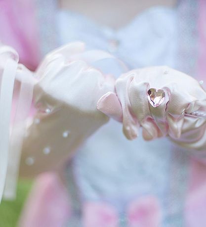 Great Pretenders Udklædning - Prinsessehandsker - Rosa