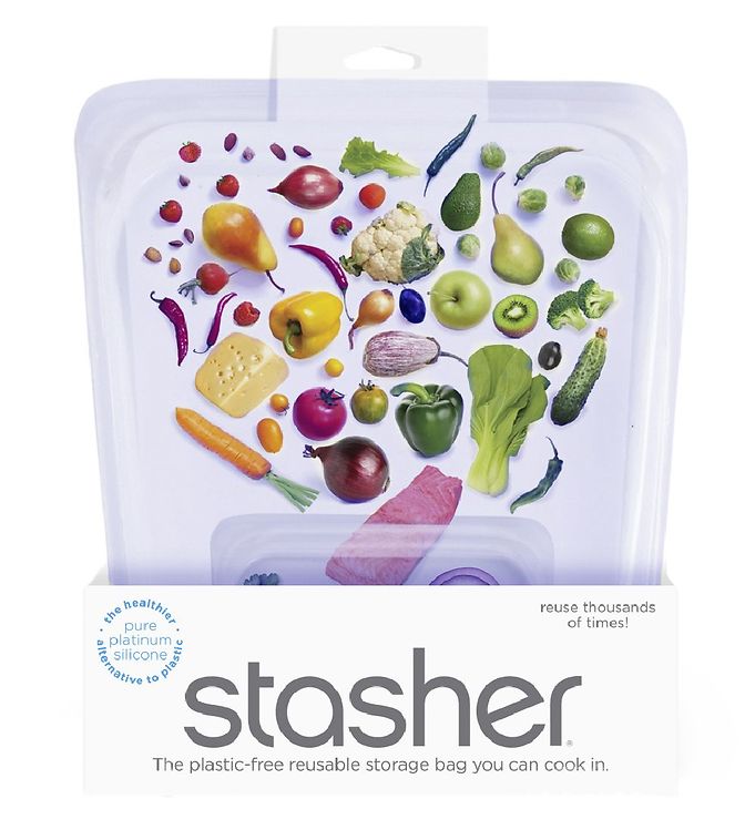 Stasher Half Gallon Opbevaringspose 1,92 l - Amethyst