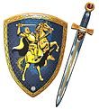 Liontouch Kostuum - Ridderset - Blauw Liontouch Kostuum - Ridderset - Blauw