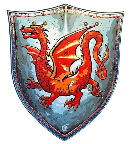 Liontouch Udklædning - Amber Dragon Skjold - Grå Liontouch Udklædning - Amber Dragon Skjold - Grå
