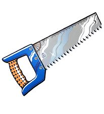 Liontouch Udklædning - Sav - Blå