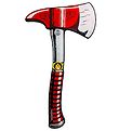 Liontouch Costume - Firefighter Hatchet - Red Liontouch Costume - Firefighter Hatchet - Red