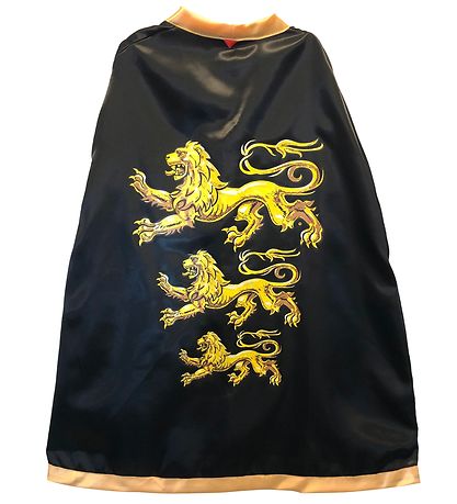 Liontouch Udklædning - Triple Lion Kappe - Sort Liontouch Udklædning - Triple Lion Kappe - Sort