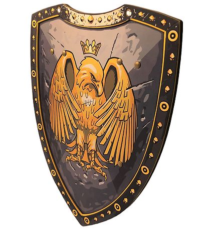 Liontouch Udklædning - Golden Eagle Skjold - Grå