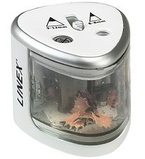 Linex Blyantspidser m. Batteri - Dobbelt - Hvid