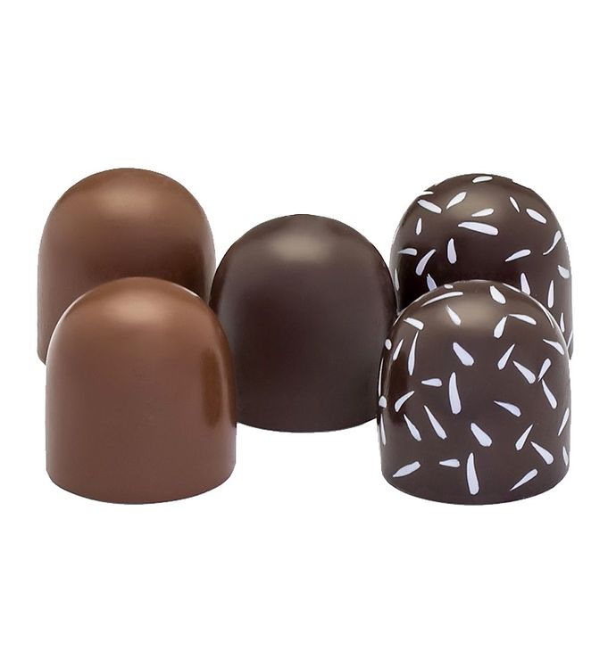 MaMaMeMo Legemad i Træ Flødeboller i Æske 5 Stk