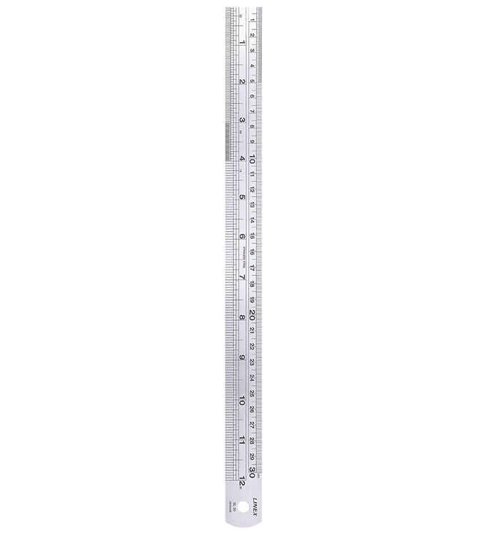 Linex SL 30 stållineal, 30 cm
