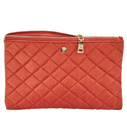 Fan Palm Toilettaske - Quiltet Velour - Apricot Fan Palm Toilettaske - Quiltet Velour - Apricot