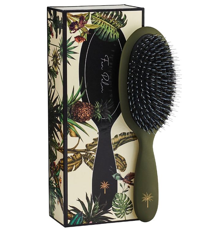 Fan Palm Boar & Nylon Brush Jungle Medium