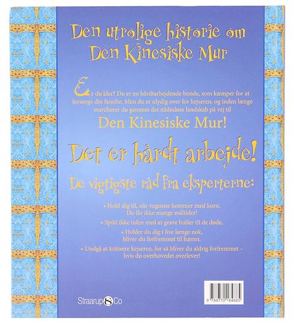 Straarup & Co Bog - Utrolig Historie om Den Kinesiske Mur Dansk Straarup & Co Bog - Utrolig Historie om Den Kinesiske Mur Dansk