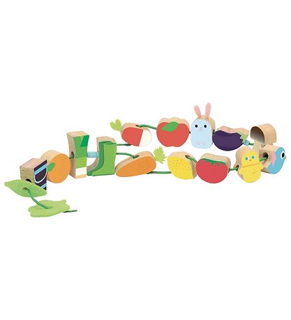 Perles en bois Vilac - 14 Parties - Légumes