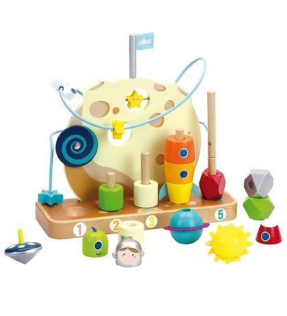 Vilac Activity Toys - Wood - Space Vilac Activity Toys - Wood - Space