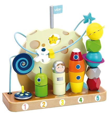 Vilac Activity Toys - Wood - Space Vilac Activity Toys - Wood - Space