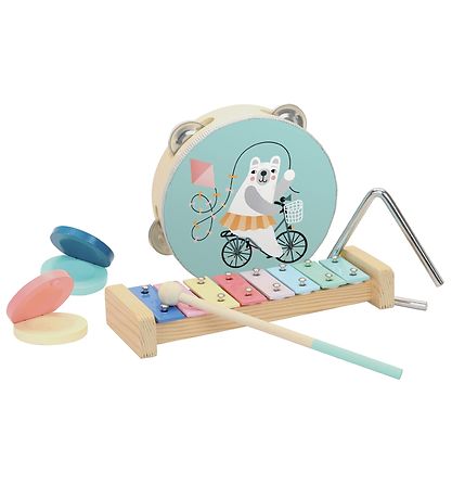 Vilac Instrumentsæt - 6 Dele - Træ Vilac Instrumentsæt - 6 Dele - Træ