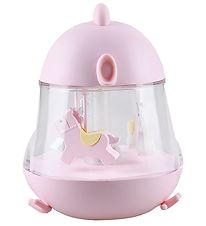 Rabbit & Friends Lampe - 16x13 cm - Karrusel m. Musik - Rosa Rabbit & Friends Lampe - 16x13 cm - Karrusel m. Musik - Rosa