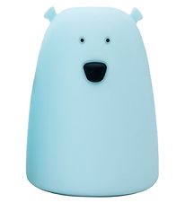 Rabbit & Friends Lampe - 11x17 cm - Stor Bjørn - Blå Rabbit & Friends Lampe - 11x17 cm - Stor Bjørn - Blå