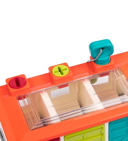 Battat Garage - 5 Parts - Red/Green/Blue Battat Garage - 5 Parts - Red/Green/Blue