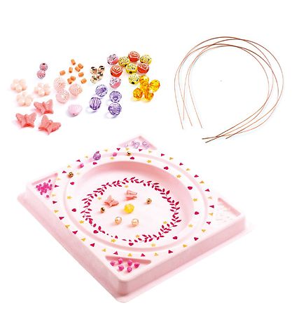 Djeco Hårbøjlesæt m. Monteringsplade - Jewels to Create Djeco Hårbøjlesæt m. Monteringsplade - Jewels to Create
