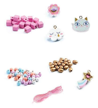 Djeco Hårbøjlesæt m. Monteringsplade - Jewels to Create Djeco Hårbøjlesæt m. Monteringsplade - Jewels to Create