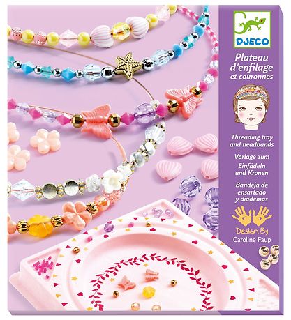 Djeco Hårbøjlesæt m. Monteringsplade - Jewels to Create Djeco Hårbøjlesæt m. Monteringsplade - Jewels to Create