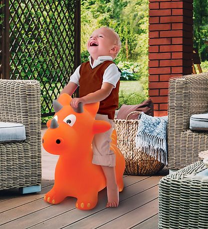 Ludi Hoppedyr - Dino - Orange Ludi Hoppedyr - Dino - Orange