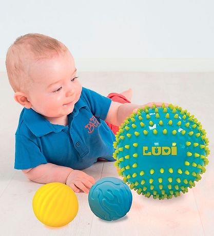 Ludi Sansebolde - 3 stk. - Blå