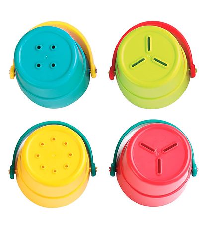 Ludi Badelegetøj - 4 Spande - Multifarvet m. Dyr Ludi Badelegetøj - 4 Spande - Multifarvet m. Dyr