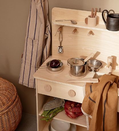 ferm Living Legekøkkenredskaber - 9 Dele - Metal/Træ